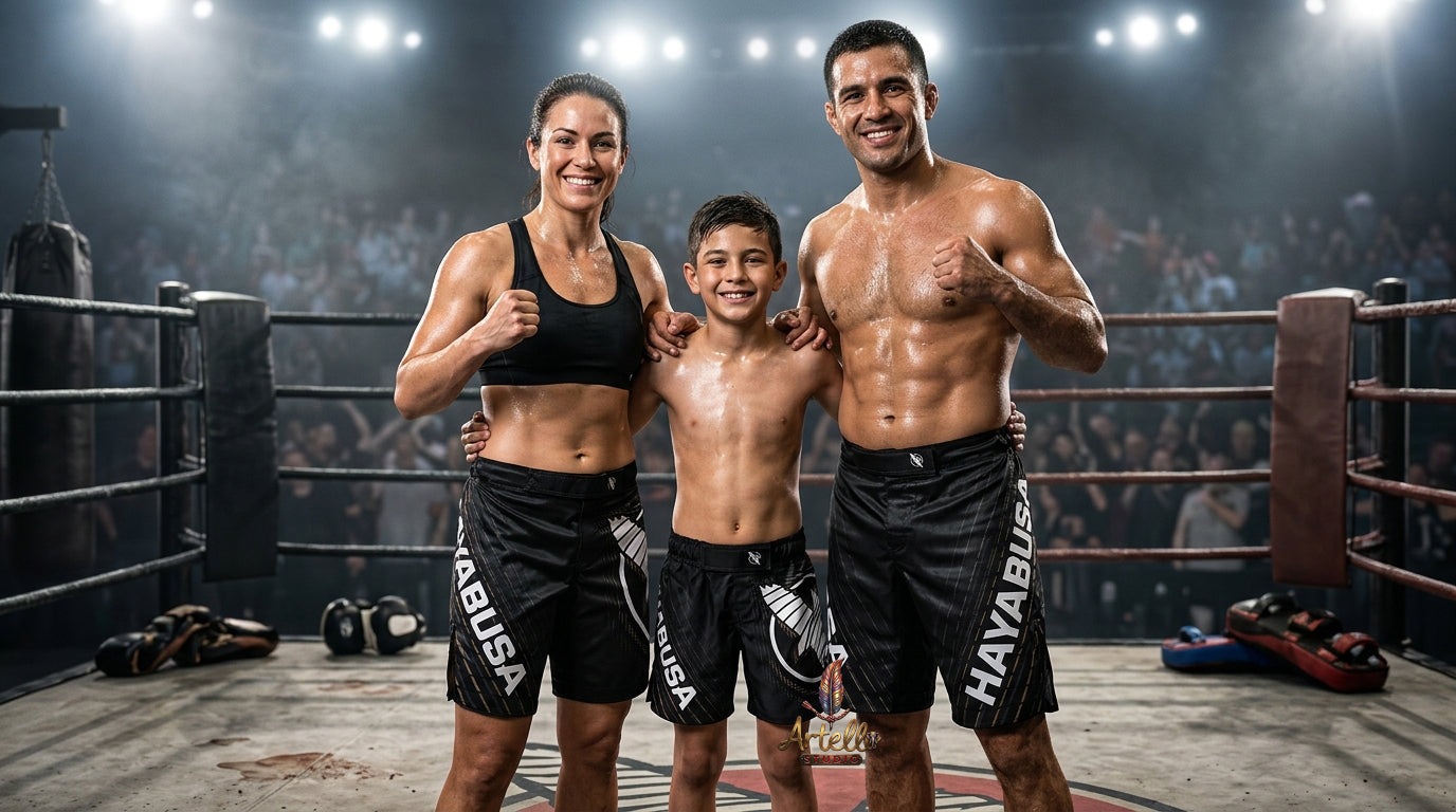 🥇MMA Fight Shorts Premium Satin MMA Shorts Cage Fighting Kickboxing Training Shorts Quick Dry Combat Gear Men Women Kids