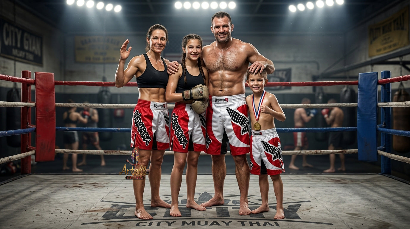 🥇MMA Fight Shorts Premium Satin MMA Shorts Cage Fighting Kickboxing Training Shorts Quick Dry Combat Gear Men Women Kids