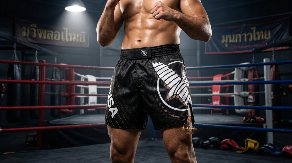 🥇MMA Fight Shorts Premium Satin MMA Shorts Cage Fighting Kickboxing Training Shorts Quick Dry Combat Gear Men Women Kids