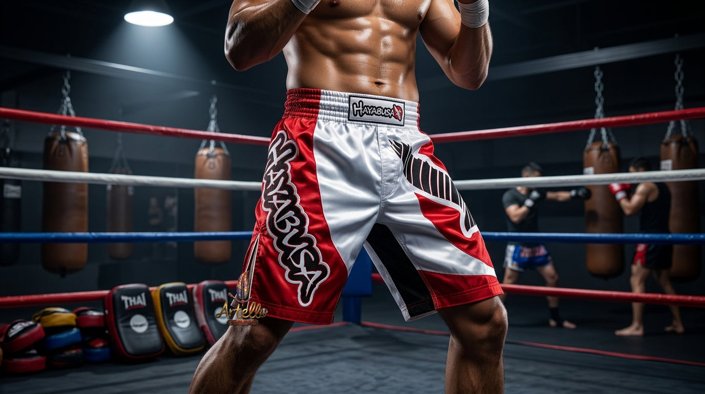 🥇MMA Fight Shorts Premium Satin MMA Shorts Cage Fighting Kickboxing Training Shorts Quick Dry Combat Gear Men Women Kids