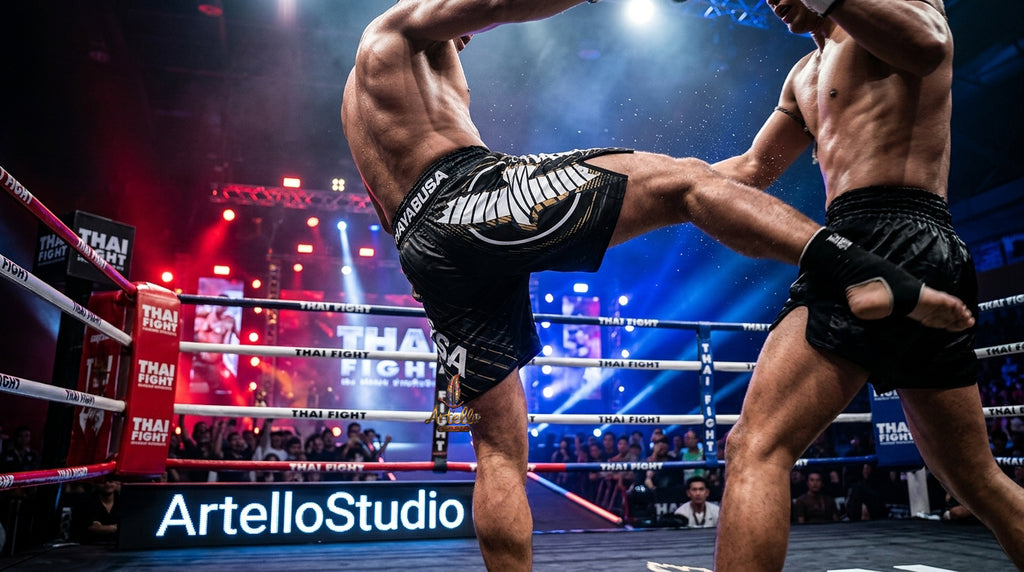 🥇MMA Fight Shorts Premium Satin MMA Shorts Cage Fighting Kickboxing Training Shorts Quick Dry Combat Gear Men Women Kids