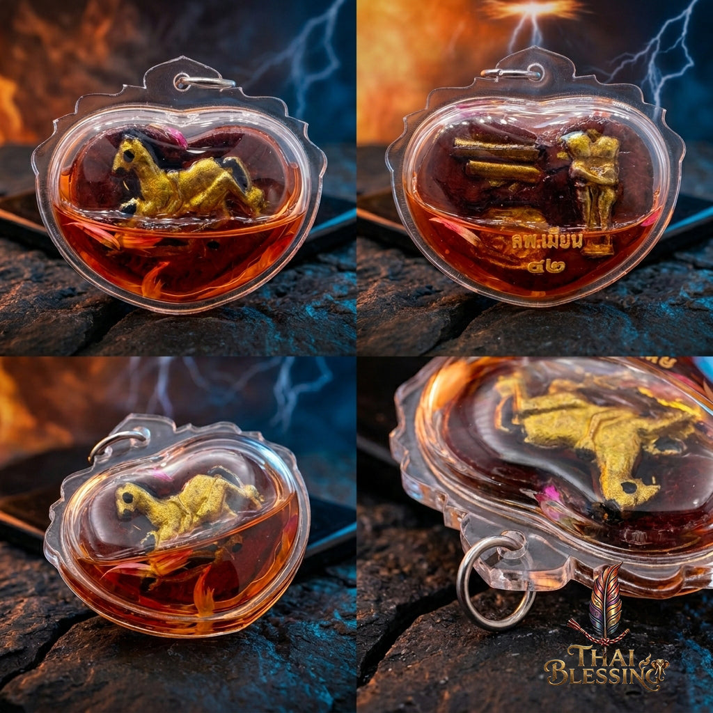 🐎 Ma Sep Nang (The Sacred Equine Attraction) – Limited Edition (399 Pieces) – Luang Phor Mian Kalyano, Wat Ban Janeang Wanaram – The Ultimate Khmer Alchemical Engine for Magnetic Charisma and Financial Dominance