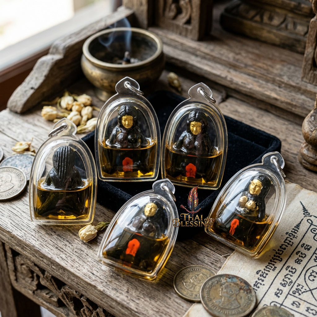 🔱 Mae Haek Rap Sap: The Sovereign Matriarch of Infinite Fortune – Lersi Somdet (Kruba Det) – The Ultimate Alchemical Engine for Massive Wealth & Hypnotic Charm!