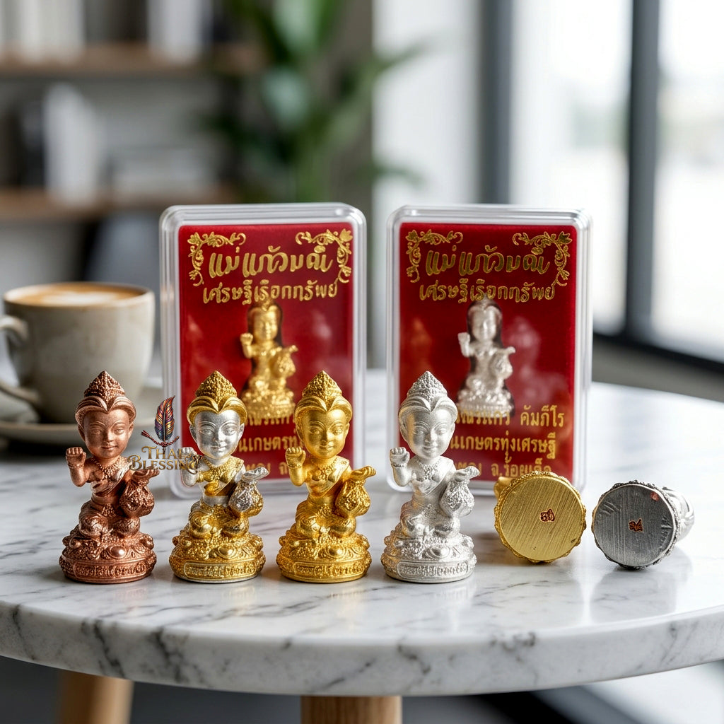 🔱 Mae Kaew Manee Setthi – The Sovereign Summoner of Abundance – Luang Pu Nen Kaew, Wat Ban Kaset Thung Setthi (2561) – The Ultimate Engine for Hypnotic Attraction, Financial Flow, and Market Victory!