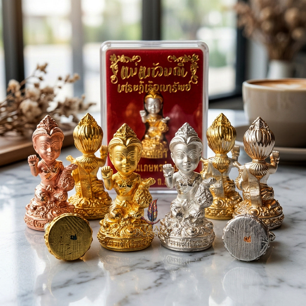 🔱 Mae Kaew Manee Setthi – The Sovereign Summoner of Abundance – Luang Pu Nen Kaew, Wat Ban Kaset Thung Setthi (2561) – The Ultimate Engine for Hypnotic Attraction, Financial Flow, and Market Victory!