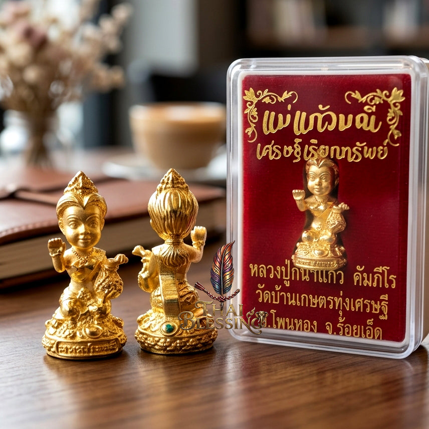 🔱 Mae Kaew Manee Setthi – The Sovereign Summoner of Abundance – Luang Pu Nen Kaew, Wat Ban Kaset Thung Setthi (2561) – The Ultimate Engine for Hypnotic Attraction, Financial Flow, and Market Victory!
