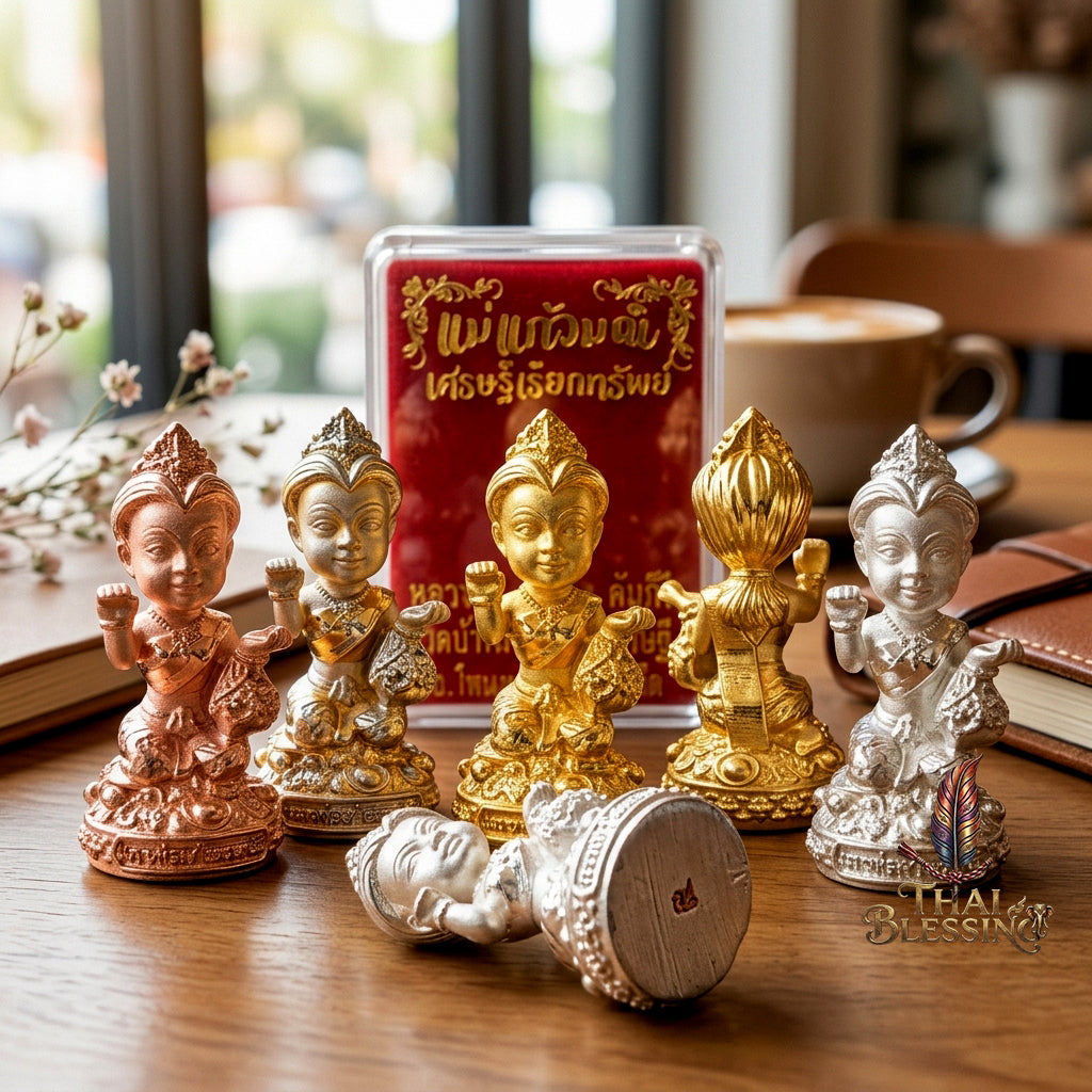 🔱 Mae Kaew Manee Setthi – The Sovereign Summoner of Abundance – Luang Pu Nen Kaew, Wat Ban Kaset Thung Setthi (2561) – The Ultimate Engine for Hypnotic Attraction, Financial Flow, and Market Victory!