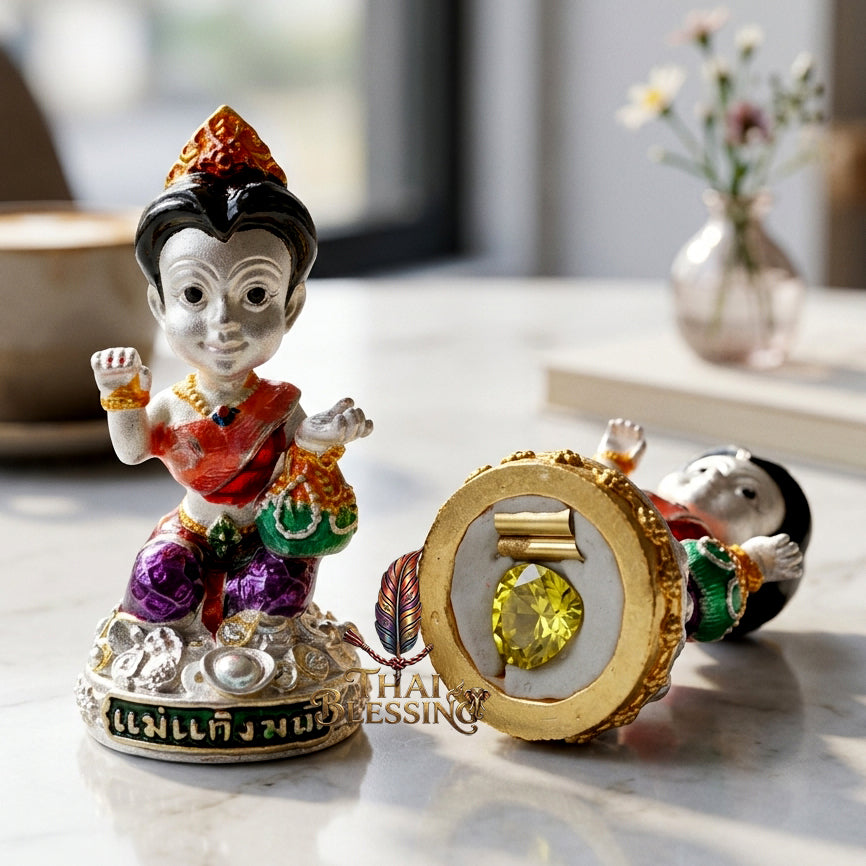 🔱 Mae Kaew Manee Setthi – The Sovereign Summoner of Billionaire Wealth – Luang Pu Nen Kaew, Wat Ban Kaset Thung Setthi (2561) – The Ultimate Engine for Financial Flow, Hypnotic Attraction, and Market Dominance!