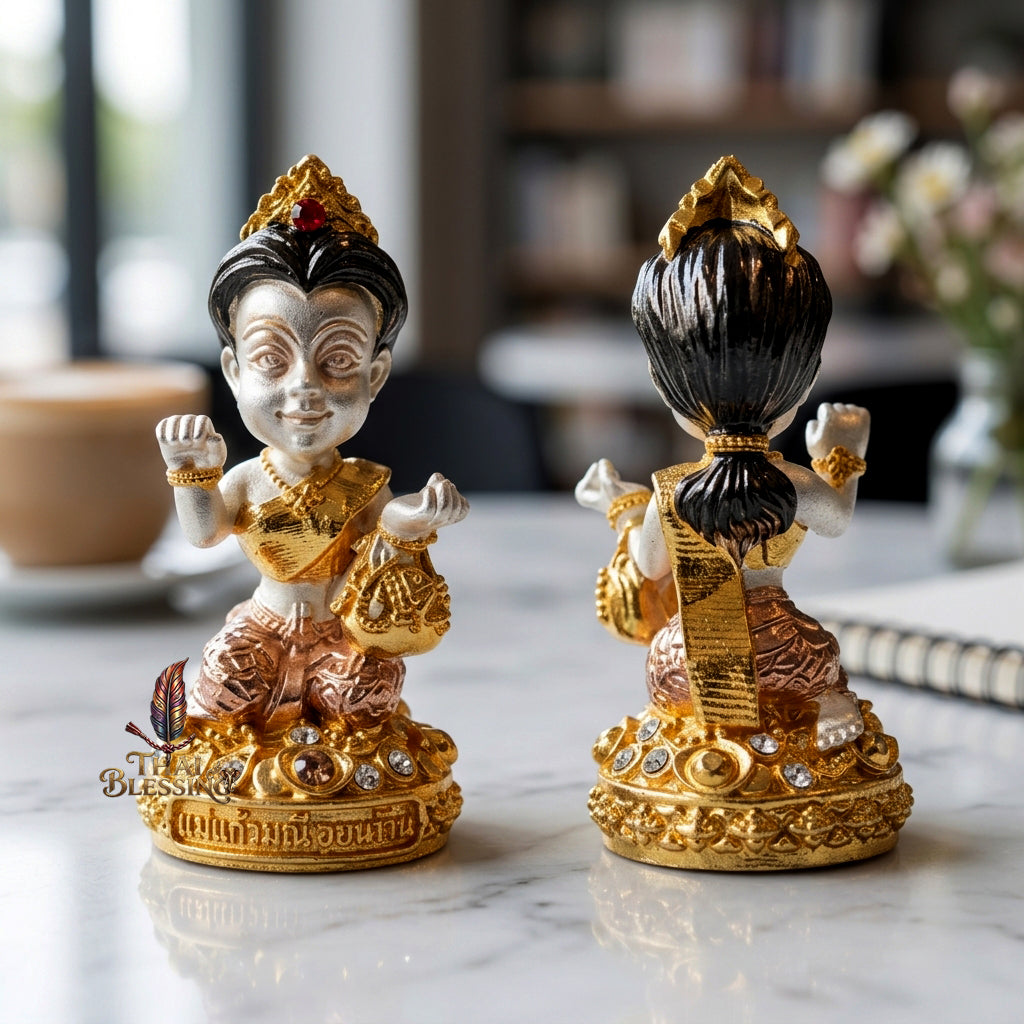 🔱 Mae Kaew Manee Setthi – The Sovereign Summoner of Billionaire Wealth – Luang Pu Nen Kaew, Wat Ban Kaset Thung Setthi (2561) – The Ultimate Engine for Financial Flow, Hypnotic Attraction, and Market Dominance!