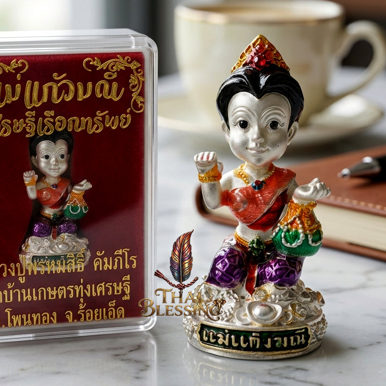 🔱 Mae Kaew Manee Setthi – The Sovereign Summoner of Billionaire Wealth – Luang Pu Nen Kaew, Wat Ban Kaset Thung Setthi (2561) – The Ultimate Engine for Financial Flow, Hypnotic Attraction, and Market Dominance!