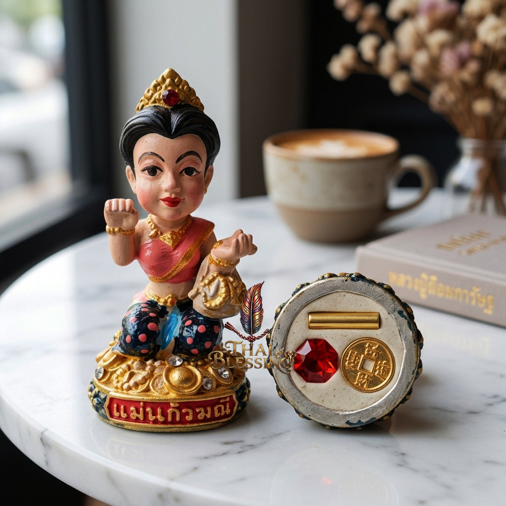🔱 Mae Kaew Manee Setthi – The Sovereign Summoner of Billionaire Wealth – Luang Pu Nen Kaew, Wat Ban Kaset Thung Setthi (2561) – The Ultimate Engine for Financial Flow, Hypnotic Attraction, and Market Dominance!