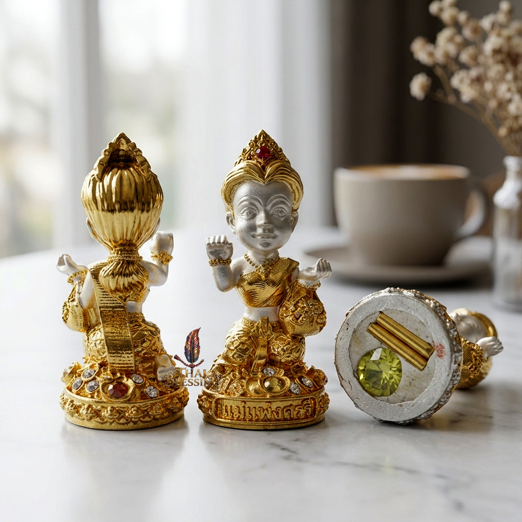 🔱 Mae Kaew Manee Setthi – The Sovereign Summoner of Billionaire Wealth – Luang Pu Nen Kaew, Wat Ban Kaset Thung Setthi (2561) – The Ultimate Engine for Financial Flow, Hypnotic Attraction, and Market Dominance!
