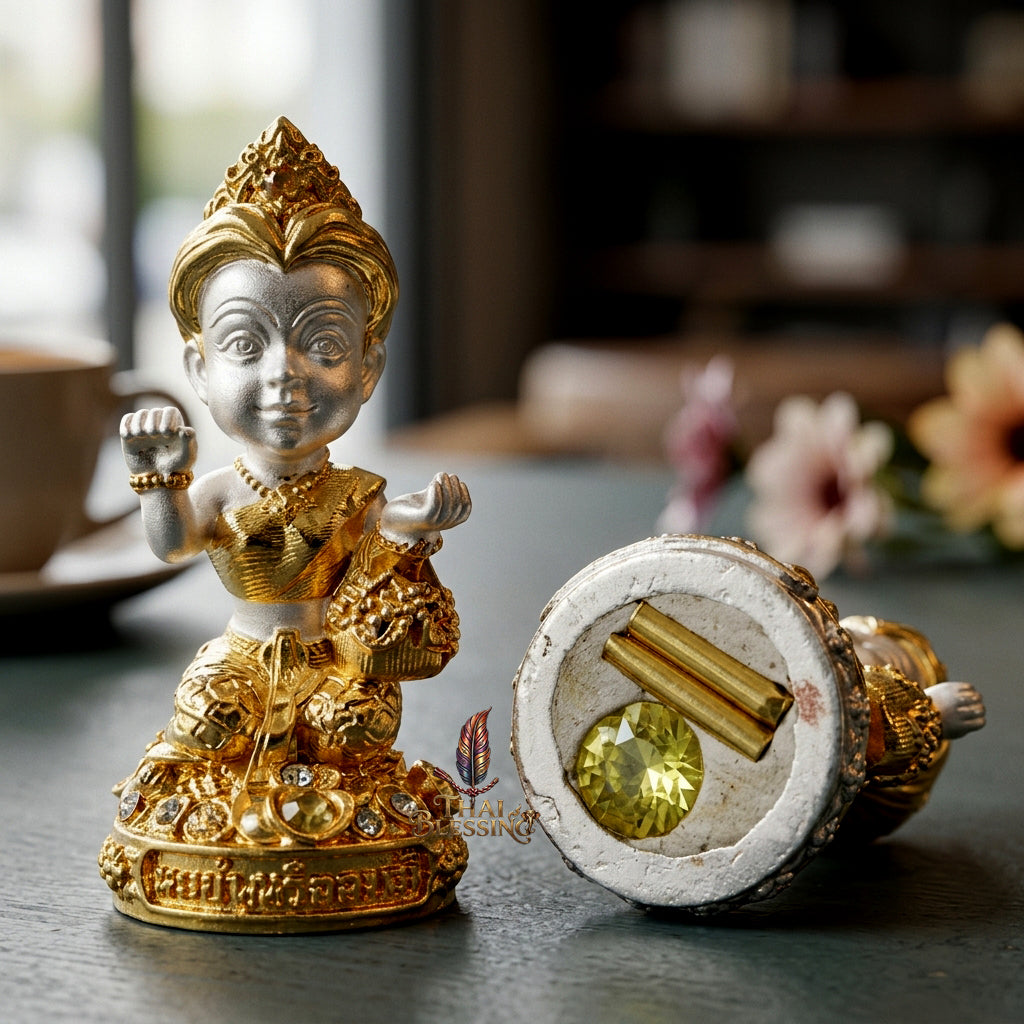 🔱 Mae Kaew Manee Setthi – The Sovereign Summoner of Billionaire Wealth – Luang Pu Nen Kaew, Wat Ban Kaset Thung Setthi (2561) – The Ultimate Engine for Financial Flow, Hypnotic Attraction, and Market Dominance!