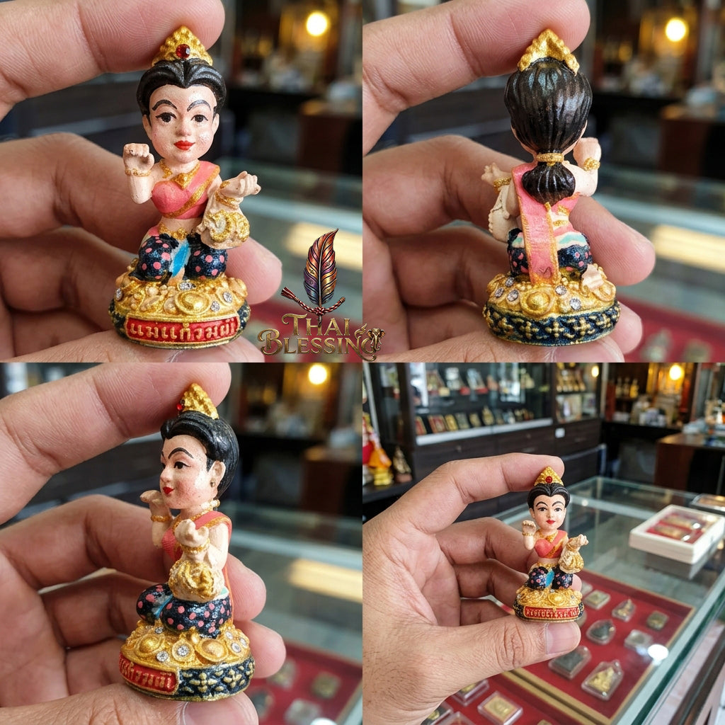 🔱 Mae Kaew Manee Setthi – The Sovereign Summoner of Billionaire Wealth – Luang Pu Nen Kaew, Wat Ban Kaset Thung Setthi (2561) – The Ultimate Engine for Financial Flow, Hypnotic Attraction, and Market Dominance!