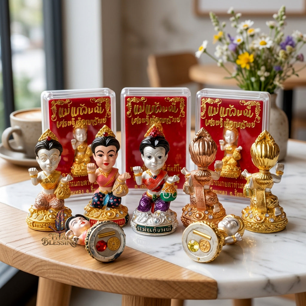 🔱 Mae Kaew Manee Setthi – The Sovereign Summoner of Billionaire Wealth – Luang Pu Nen Kaew, Wat Ban Kaset Thung Setthi (2561) – The Ultimate Engine for Financial Flow, Hypnotic Attraction, and Market Dominance!