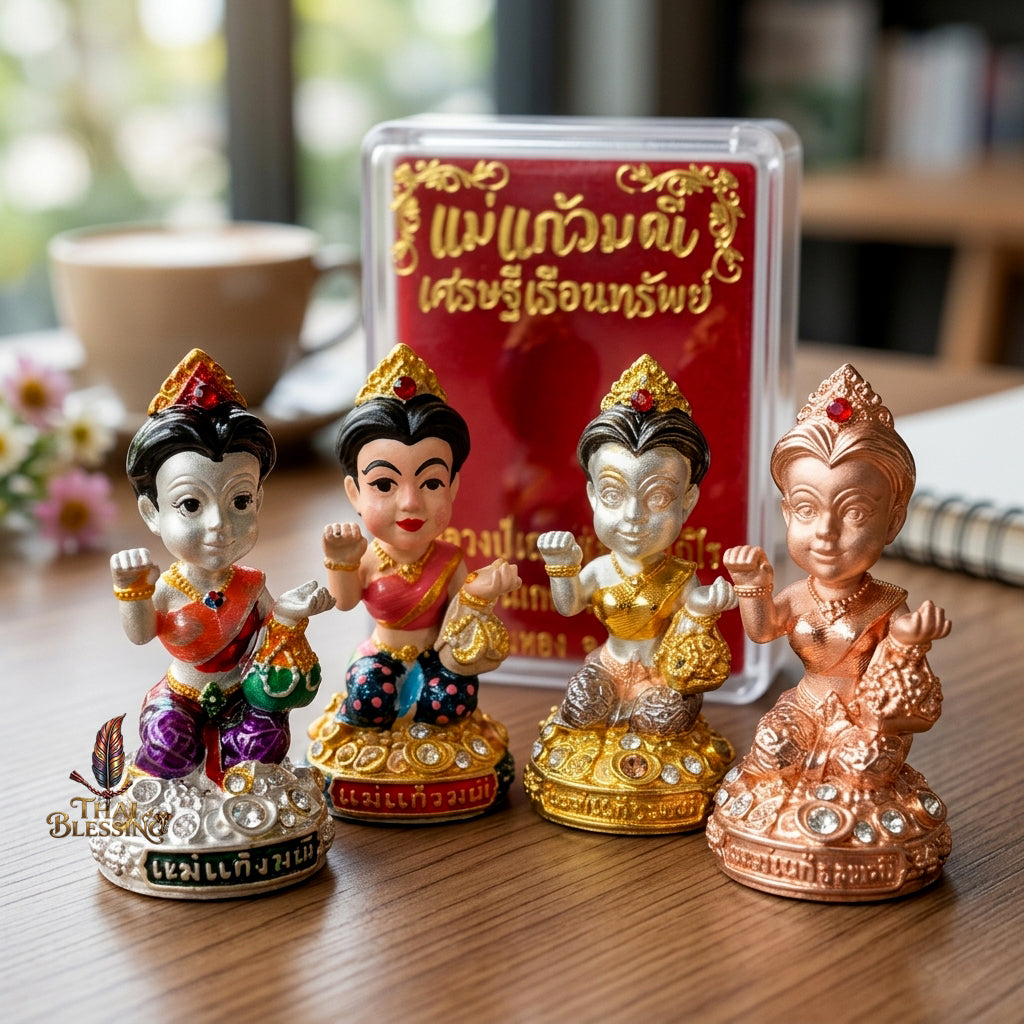 🔱 Mae Kaew Manee Setthi – The Sovereign Summoner of Billionaire Wealth – Luang Pu Nen Kaew, Wat Ban Kaset Thung Setthi (2561) – The Ultimate Engine for Financial Flow, Hypnotic Attraction, and Market Dominance!
