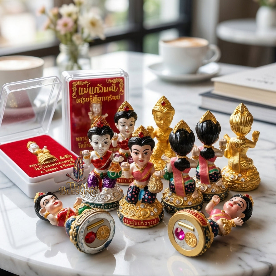 🔱 Mae Kaew Manee Setthi – The Sovereign Summoner of Billionaire Wealth – Luang Pu Nen Kaew, Wat Ban Kaset Thung Setthi (2561) – The Ultimate Engine for Financial Flow, Hypnotic Attraction, and Market Dominance!