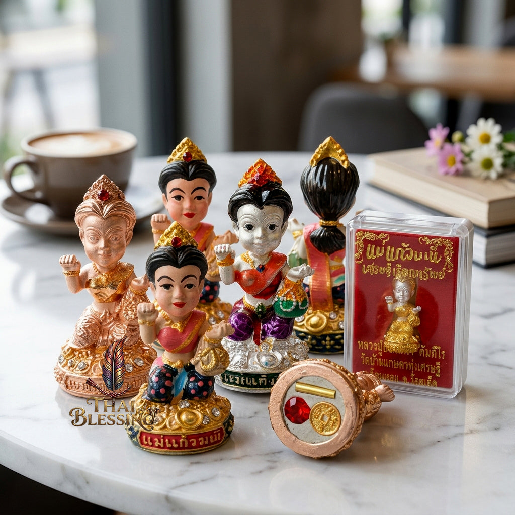 🔱 Mae Kaew Manee Setthi – The Sovereign Summoner of Billionaire Wealth – Luang Pu Nen Kaew, Wat Ban Kaset Thung Setthi (2561) – The Ultimate Engine for Financial Flow, Hypnotic Attraction, and Market Dominance!