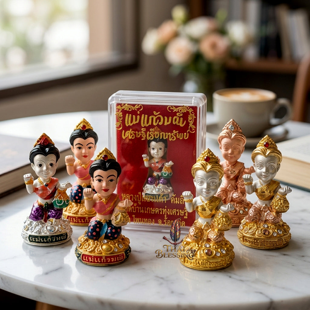 🔱 Mae Kaew Manee Setthi – The Sovereign Summoner of Billionaire Wealth – Luang Pu Nen Kaew, Wat Ban Kaset Thung Setthi (2561) – The Ultimate Engine for Financial Flow, Hypnotic Attraction, and Market Dominance!