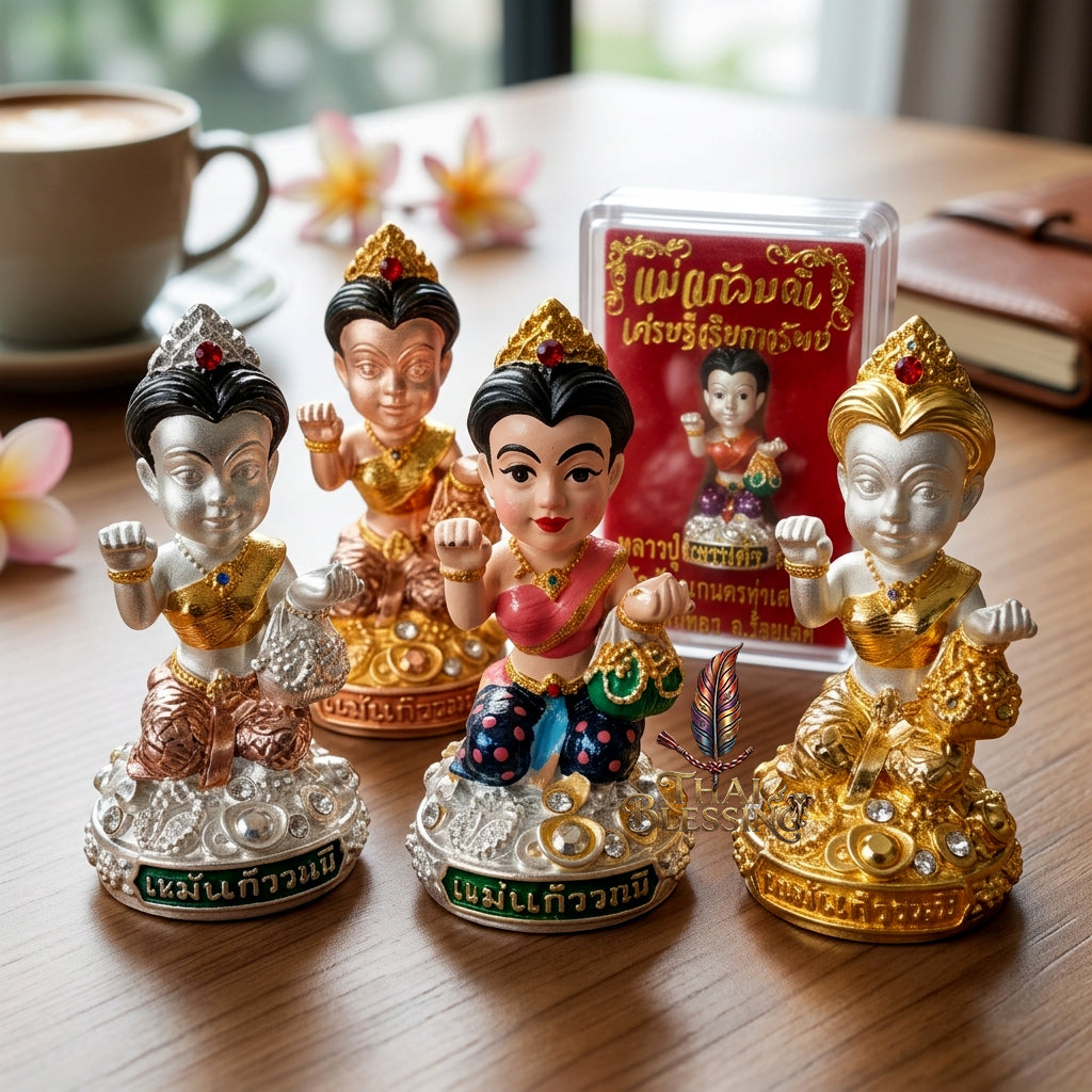 🔱 Mae Kaew Manee Setthi – The Sovereign Summoner of Billionaire Wealth – Luang Pu Nen Kaew, Wat Ban Kaset Thung Setthi (2561) – The Ultimate Engine for Financial Flow, Hypnotic Attraction, and Market Dominance!