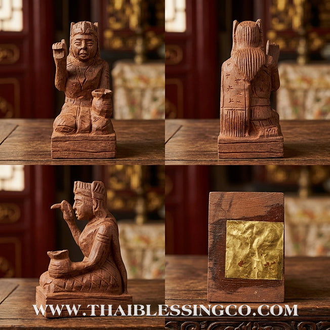 👸💰 Mae Nang Kwak (The Beckoning Lady) – Hand-Carved Sacred Takian Wood Altar Edition: Ta Phun (Pu Khem Thong), Phetchabun – The Divine Engine for Unstoppable Cash Flow, Miraculous Trade, and Sovereign Life Elevation!