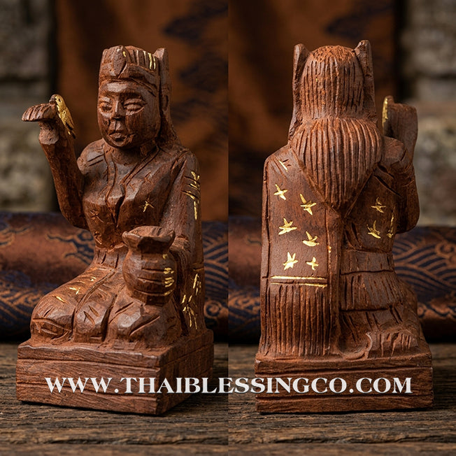 👸💰 Mae Nang Kwak (The Beckoning Lady) – Hand-Carved Sacred Takian Wood Altar Edition: Ta Phun (Pu Khem Thong), Phetchabun – The Divine Engine for Unstoppable Cash Flow, Miraculous Trade, and Sovereign Life Elevation!