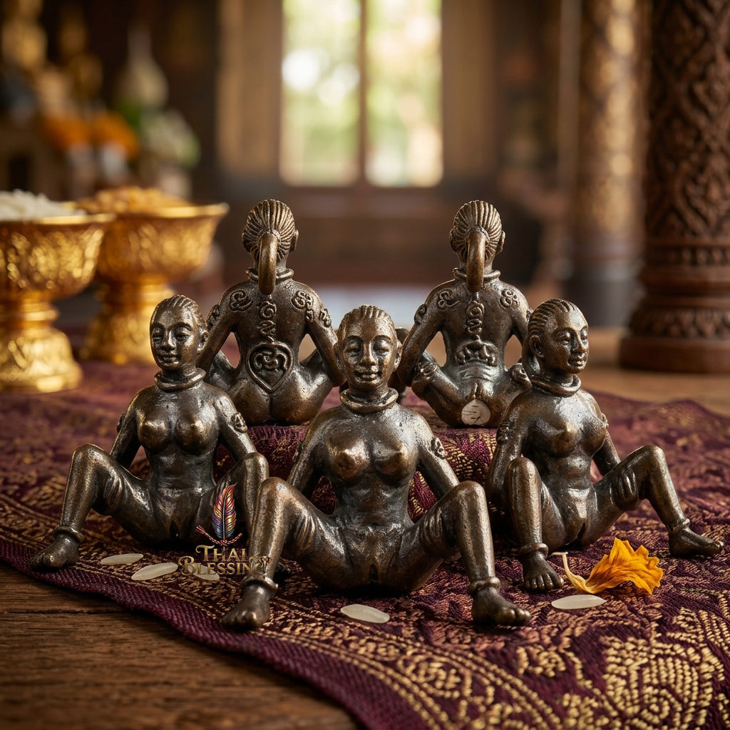 🤱 Mae Per Maha Sanaeh: The Sovereign Mother of Infinite Prosperity & Attraction – Luang Pu Key – Wat Sri Lamyong – The Ultimate Alchemical Engine for Dominant Wealth & Love! 2551 BE: "Setthi Ruay 1000 Lan