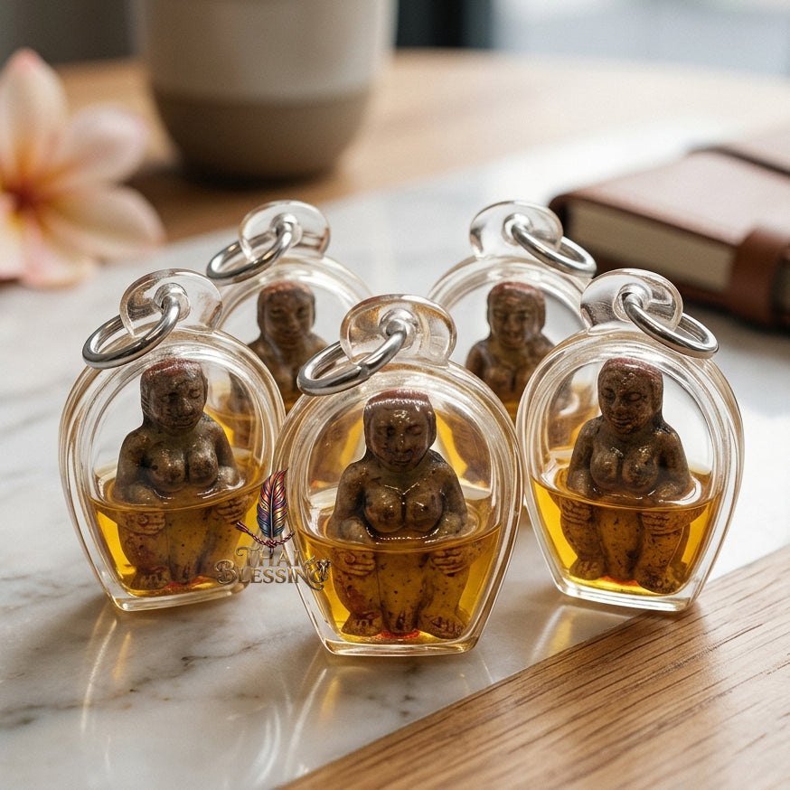 🌸 Mae Per Sacred Powder Edition The Mother of Attraction & Infinite Wealth – Submerged in Maha Sanaeh Oil – Luang Phor Pun (2564) – The Ultimate Alchemical Engine for Irresistible Charm & Sovereign Financial Flow!