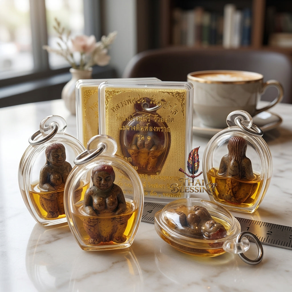 🌸 Mae Per Sacred Powder Edition The Mother of Attraction & Infinite Wealth – Submerged in Maha Sanaeh Oil – Luang Phor Pun (2564) – The Ultimate Alchemical Engine for Irresistible Charm & Sovereign Financial Flow!