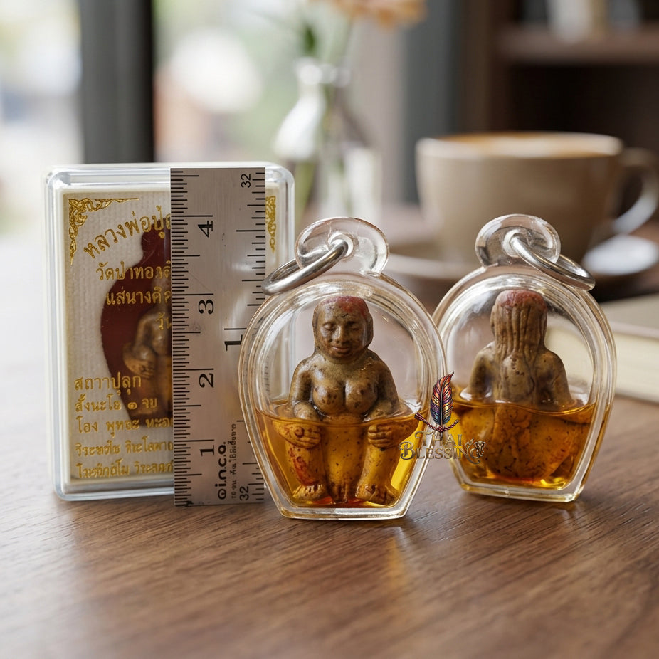 🌸 Mae Per Sacred Powder Edition The Mother of Attraction & Infinite Wealth – Submerged in Maha Sanaeh Oil – Luang Phor Pun (2564) – The Ultimate Alchemical Engine for Irresistible Charm & Sovereign Financial Flow!