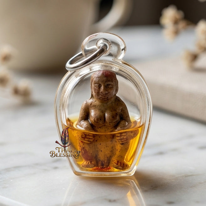 🌸 Mae Per Sacred Powder Edition The Mother of Attraction & Infinite Wealth – Submerged in Maha Sanaeh Oil – Luang Phor Pun (2564) – The Ultimate Alchemical Engine for Irresistible Charm & Sovereign Financial Flow!