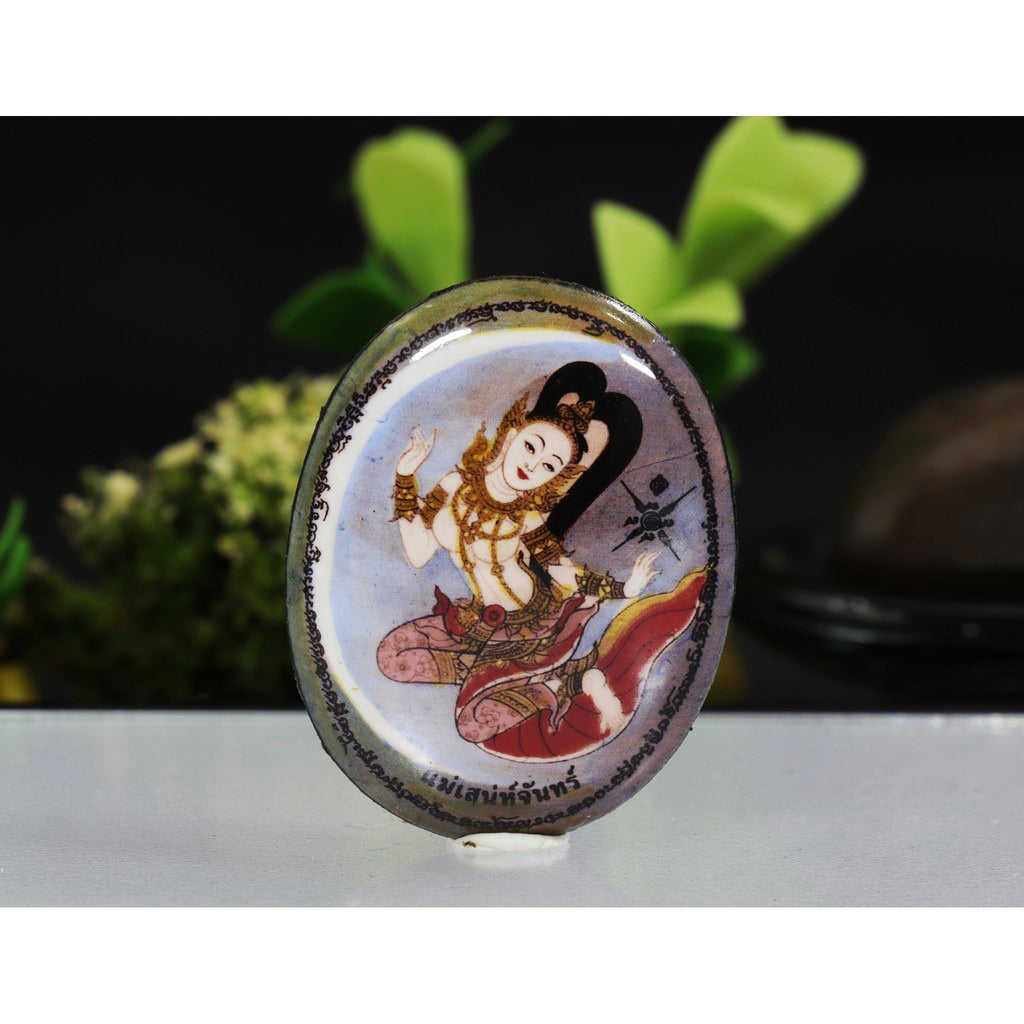 ✨ Mae Saneh Chan Sacred Charm Locket: The Ultimate Talisman for Charismatic Attraction, Social Influence, and Radiant Aura by Arjan Chor Thep Sarika (Classic 2015 Edition)