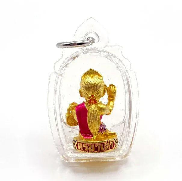 ✨ Golden Mother of Money – Mae Thongmanee “Wealth Caller” Mini Charm for Sales, Cash Flow & Loving Financial Support size 3.7*2.3 cm