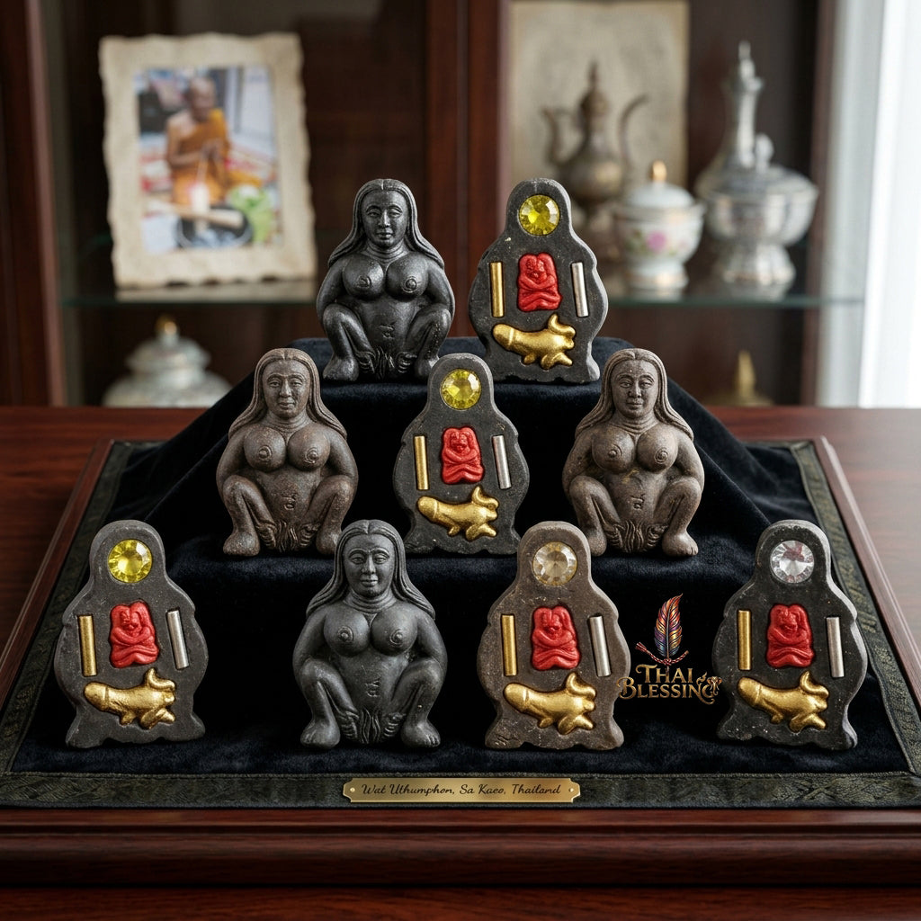 🔱 Mae Per Maha Saneh: The Sovereign Mother of Primordial Attraction – Luang Pho Klom (Wat Nong Bua) – The Ultimate Alchemical Engine for Financial Dominance & Magnetic Favor!