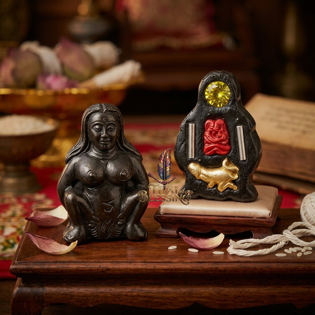 🔱 Mae Per Maha Saneh: The Sovereign Mother of Primordial Attraction – Luang Pho Klom (Wat Nong Bua) – The Ultimate Alchemical Engine for Financial Dominance & Magnetic Favor!