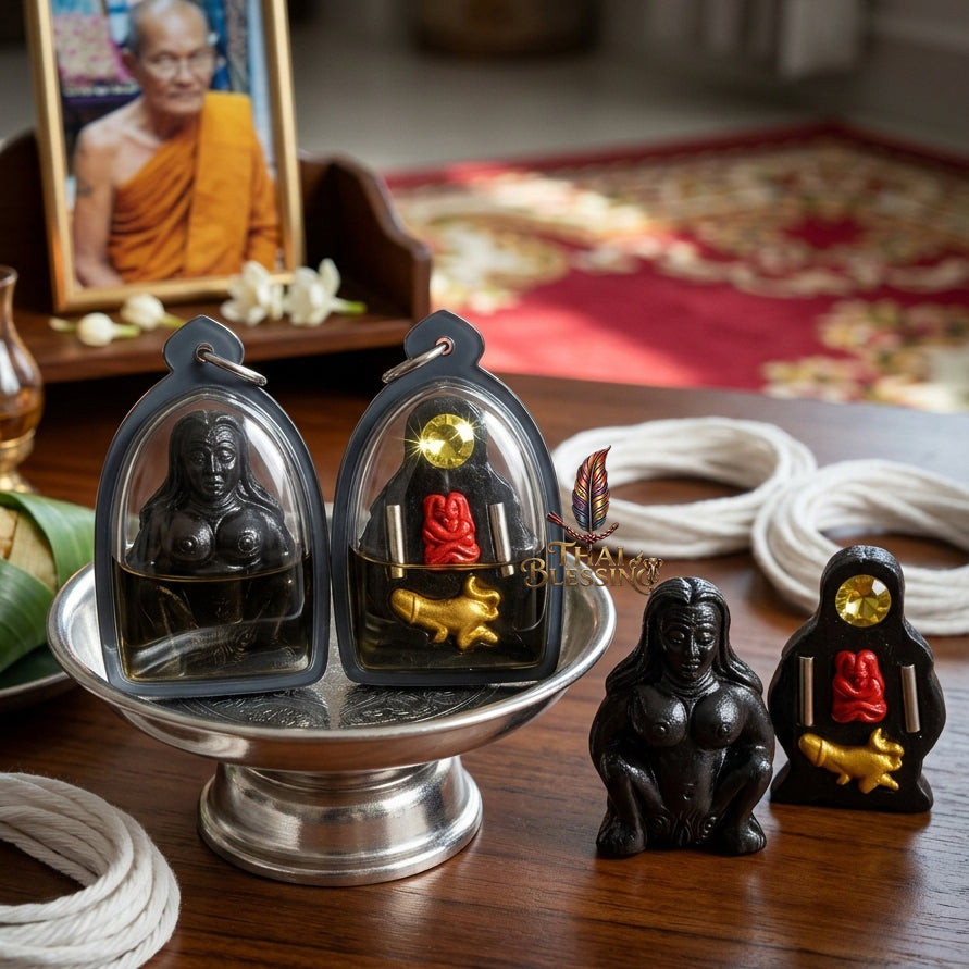 🔱 Mae Per Maha Saneh: The Sovereign Mother of Primordial Attraction – Luang Pho Klom (Wat Nong Bua) – The Ultimate Alchemical Engine for Financial Dominance & Magnetic Favor!