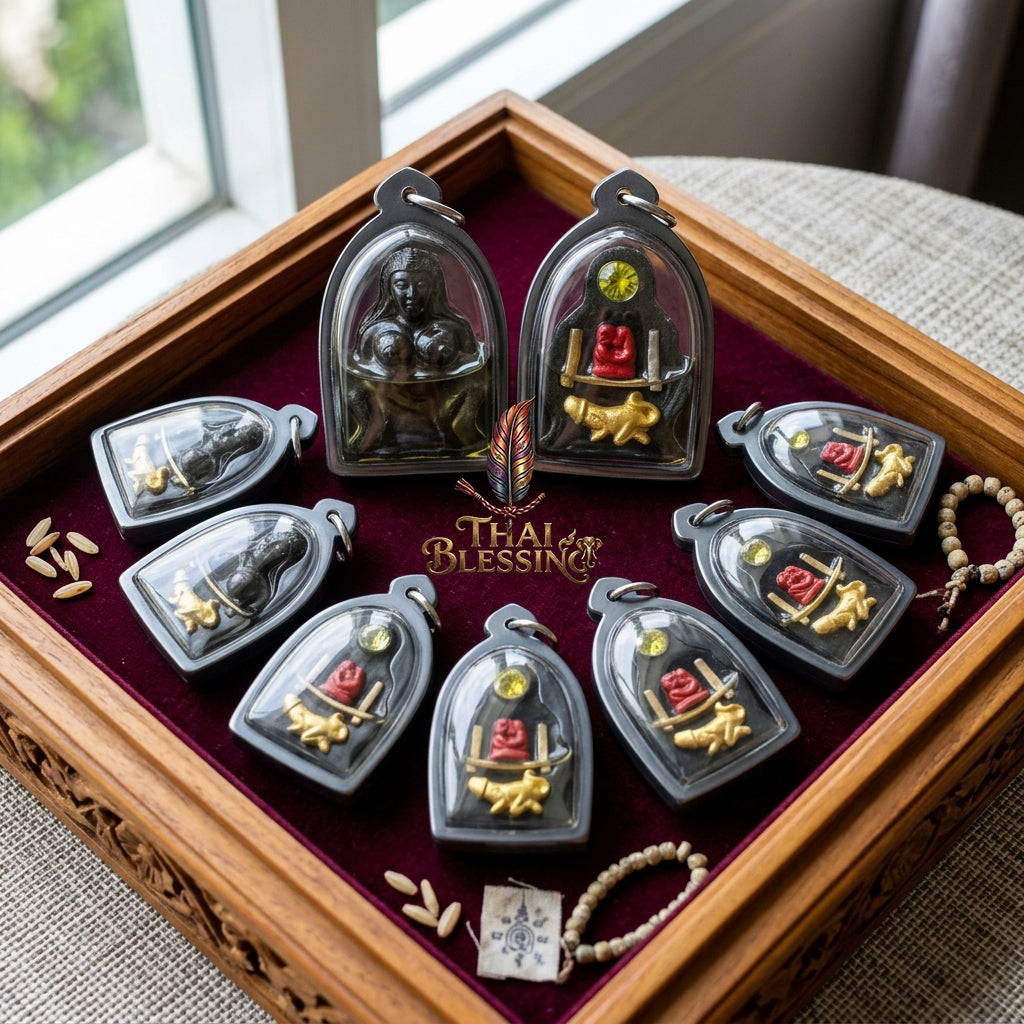 🔱 Mae Per Maha Saneh: The Sovereign Mother of Primordial Attraction – Luang Pho Klom (Wat Nong Bua) – The Ultimate Alchemical Engine for Financial Dominance & Magnetic Favor!