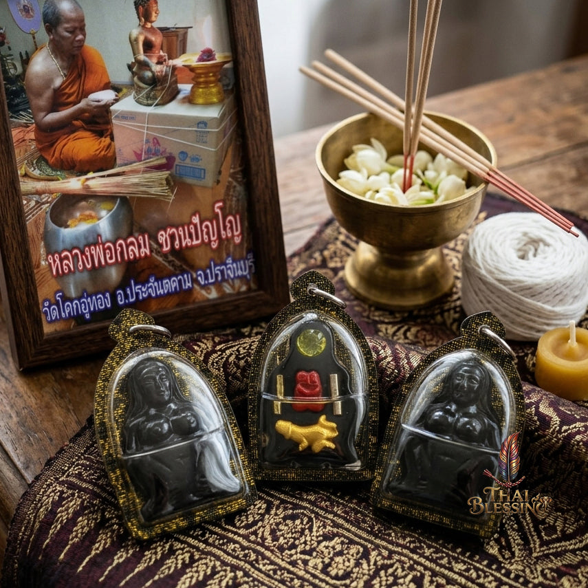 🔱 Mae Per Maha Saneh: The Sovereign Mother of Primordial Attraction – Luang Pho Klom (Wat Nong Bua) – The Ultimate Alchemical Engine for Financial Dominance & Magnetic Favor!