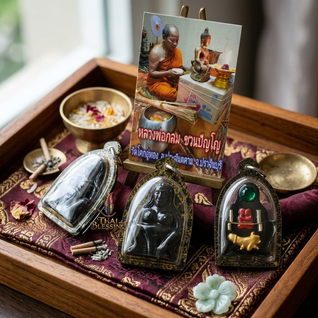 🔱 Mae Per Maha Saneh: The Sovereign Mother of Primordial Attraction – Luang Pho Klom (Wat Nong Bua) – The Ultimate Alchemical Engine for Financial Dominance & Magnetic Favor!