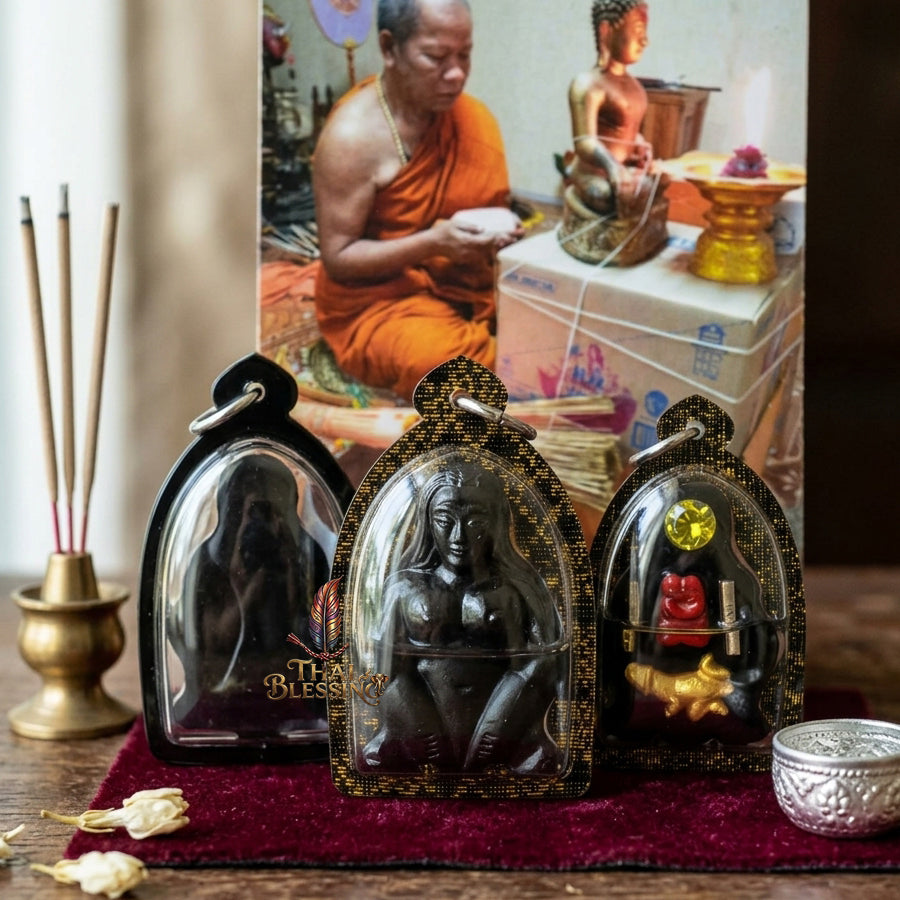 🔱 Mae Per Maha Saneh: The Sovereign Mother of Primordial Attraction – Luang Pho Klom (Wat Nong Bua) – The Ultimate Alchemical Engine for Financial Dominance & Magnetic Favor!