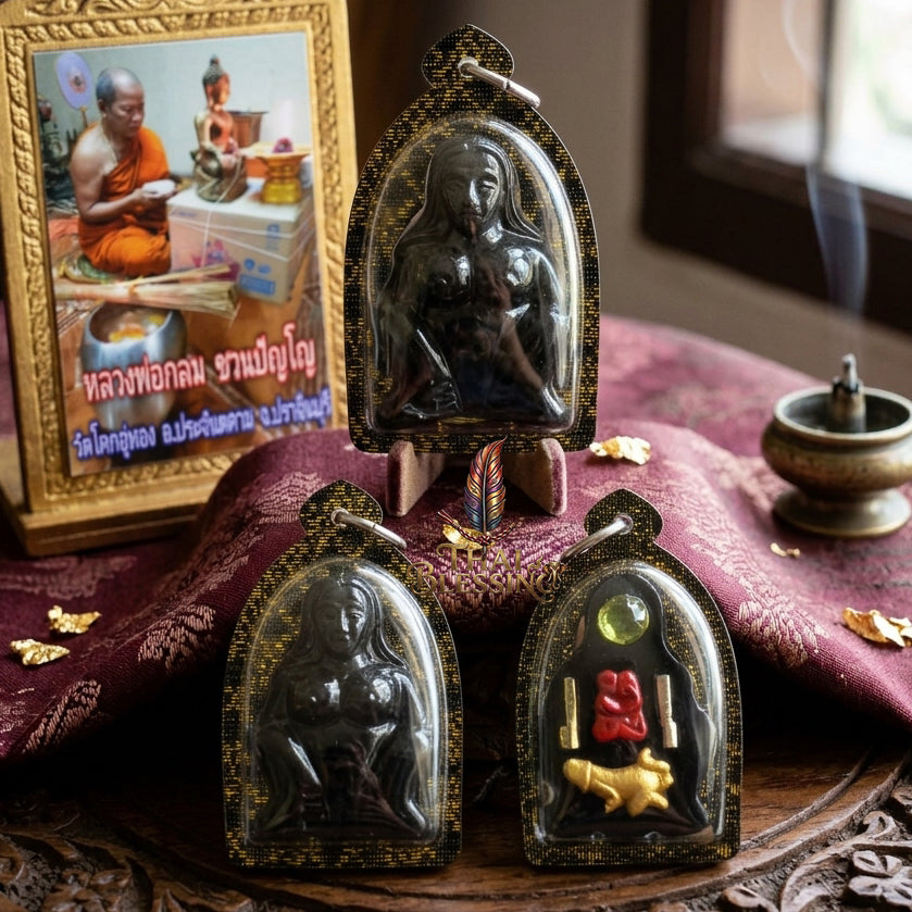 🔱 Mae Per Maha Saneh: The Sovereign Mother of Primordial Attraction – Luang Pho Klom (Wat Nong Bua) – The Ultimate Alchemical Engine for Financial Dominance & Magnetic Favor!