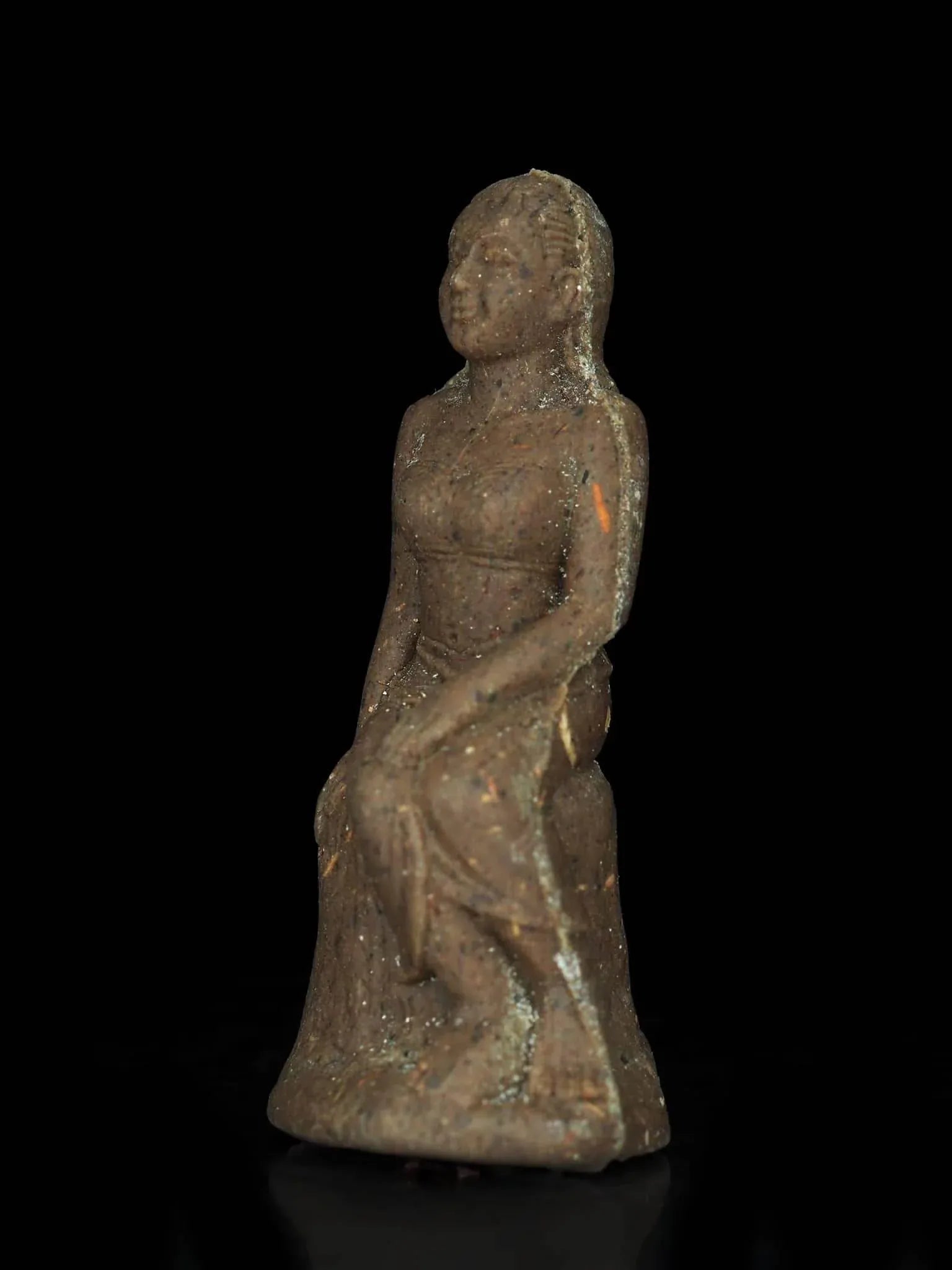 Mae Ta-Khian Golden Statue – Bunsithong Wealth & Blessing Charm | Handmade at Wat Kok Samran, Phetchabun 2023 Edition