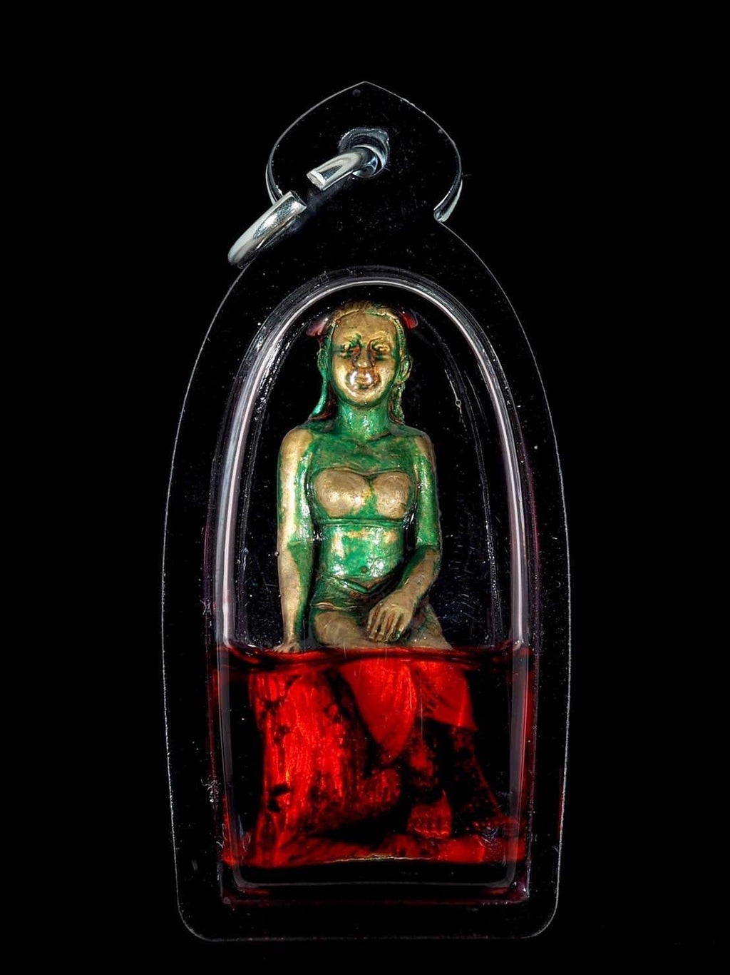Mae Ta-Khian Golden Ta-Khian Statue – Mae Bunsithong Wealth &amp; Blessing Charm | Handmade at Wat Kok Samran, Phetchabun, 2023 Edition 黄金塔钦母神像 – 香潭女神招财祝福符 | 手工制作于碧差汶府沃特科克萨姆兰寺，2023年限定版 - Thai Blessing Co