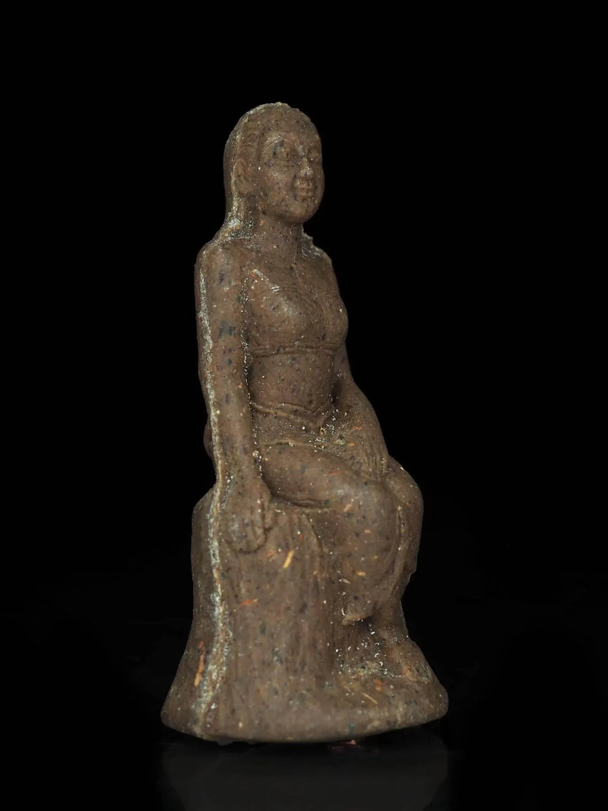 Mae Ta-Khian Golden Statue – Bunsithong Wealth & Blessing Charm | Handmade at Wat Kok Samran, Phetchabun 2023 Edition