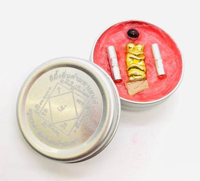 Yin Kham Golden Spirit Wax by Master Kruba Tao | Lanna Northern Thai Charm | Premium Love-Attracting Incense