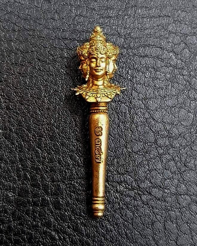 ✨ Hold Your Fortune in Hand – Maha Brahma Tycoon Scepter Mini by Luang Pho Weera for Wealth Mindset, Blessing & Noble Opportunity