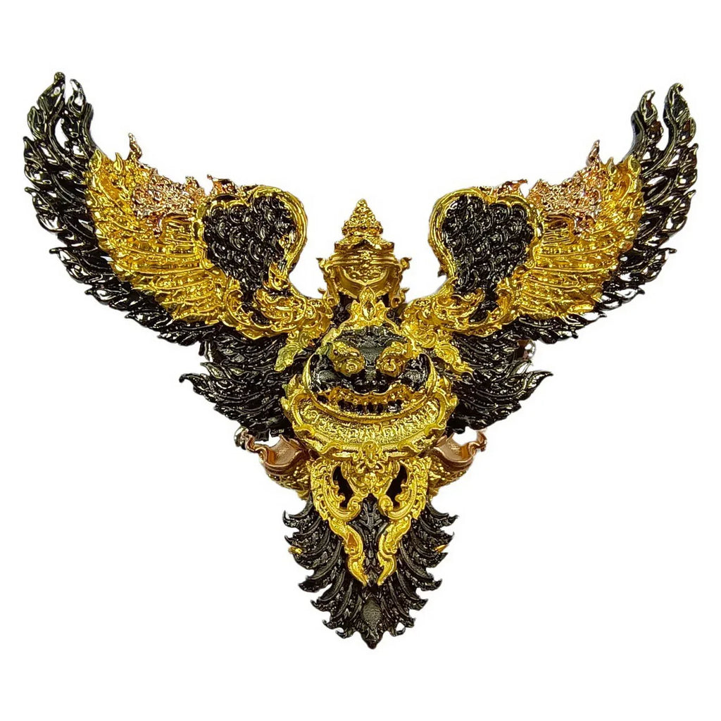 🦅 “Mangrai Garuda Supreme – Large Royal Wealth & Protection Amulet in Maha Chanuan Thong Alloy (Thai Garuda Prosperity & Power Charm)”