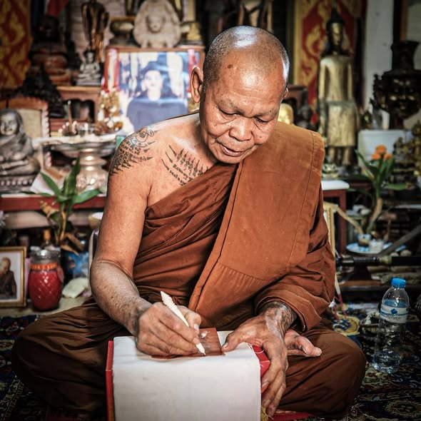 ✨ Masterpiece of Charm & Fortune – Khun Paen Mon Phraya Pan Thong Maha Saneh by Luang Pho Sangwian 🌟