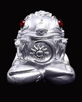 Miniature Iron Frog Amulet for Supreme Luck and Protection - Blessed Ancestral Wisdom from Doi Chom Wa by Master Chao Sa U Wijing Ta Default Title