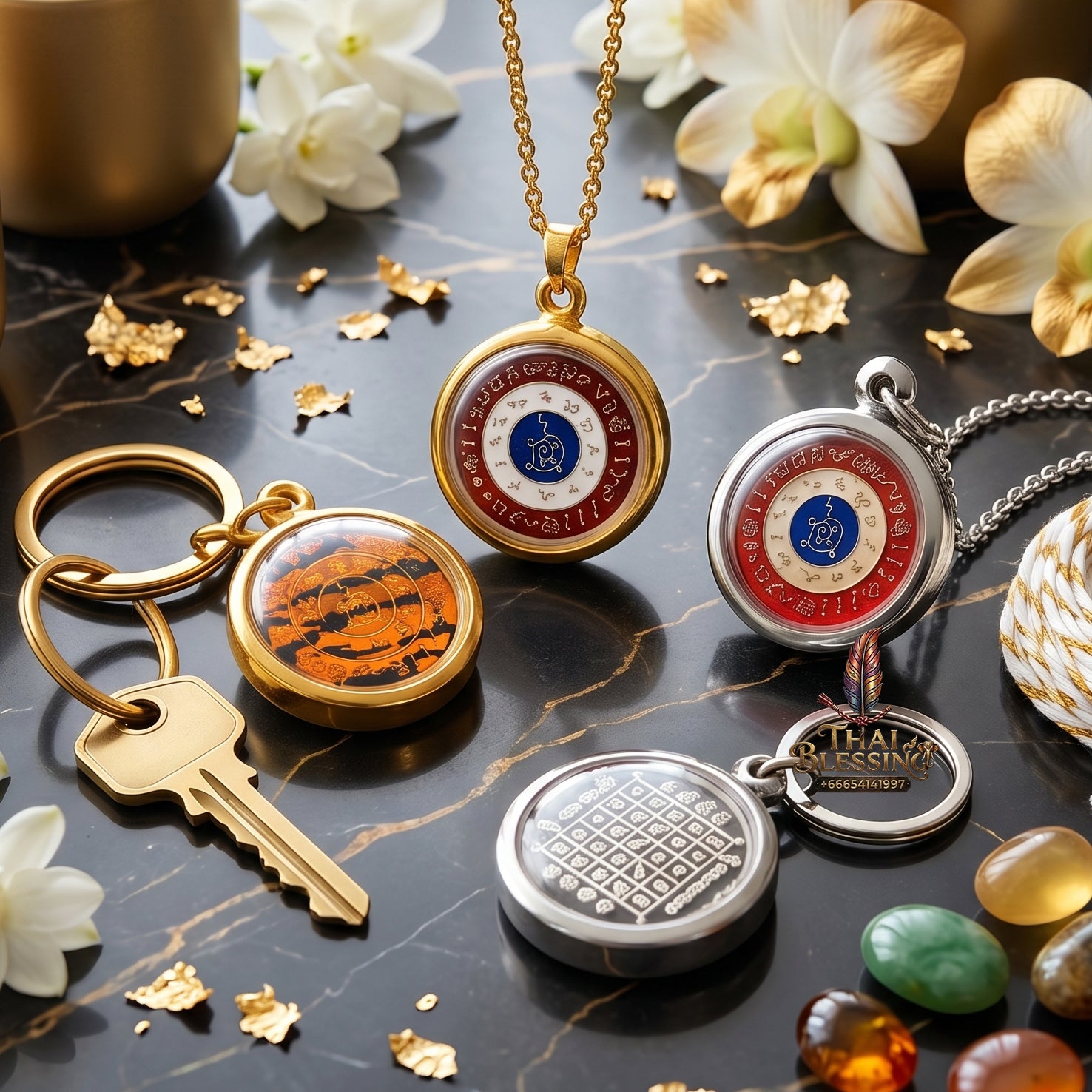 ✨👑🌌 Sacred Celestial Zodiac Alignment Coin - Luang Phor Wan 2019 Maha Choke Wealth Edition, Premium Alpaca National Tricolor Motif with Red Botanical Infusion, Ultimate Executive Destiny Realignment & Capital Accumulation Matrix